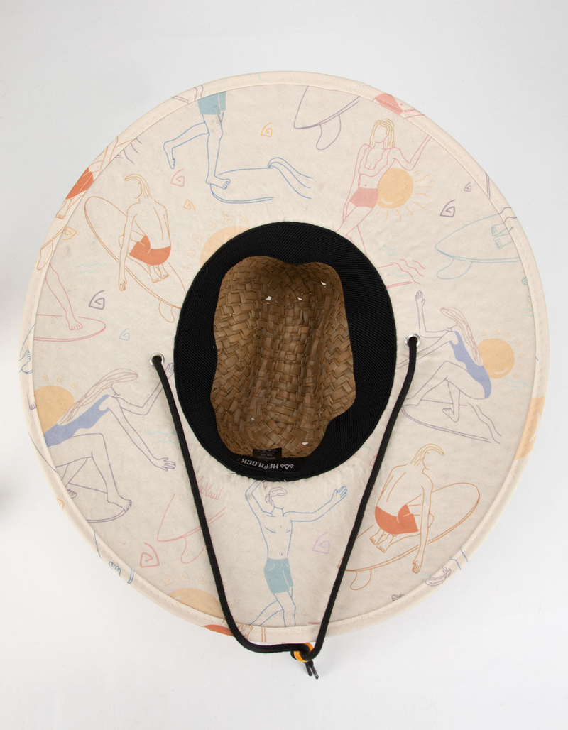 HEMLOCK HAT CO. Glider Mens Lifeguard Straw Hat image number 2