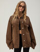 RSQ Womens Oversized Denim Jacket image number 1