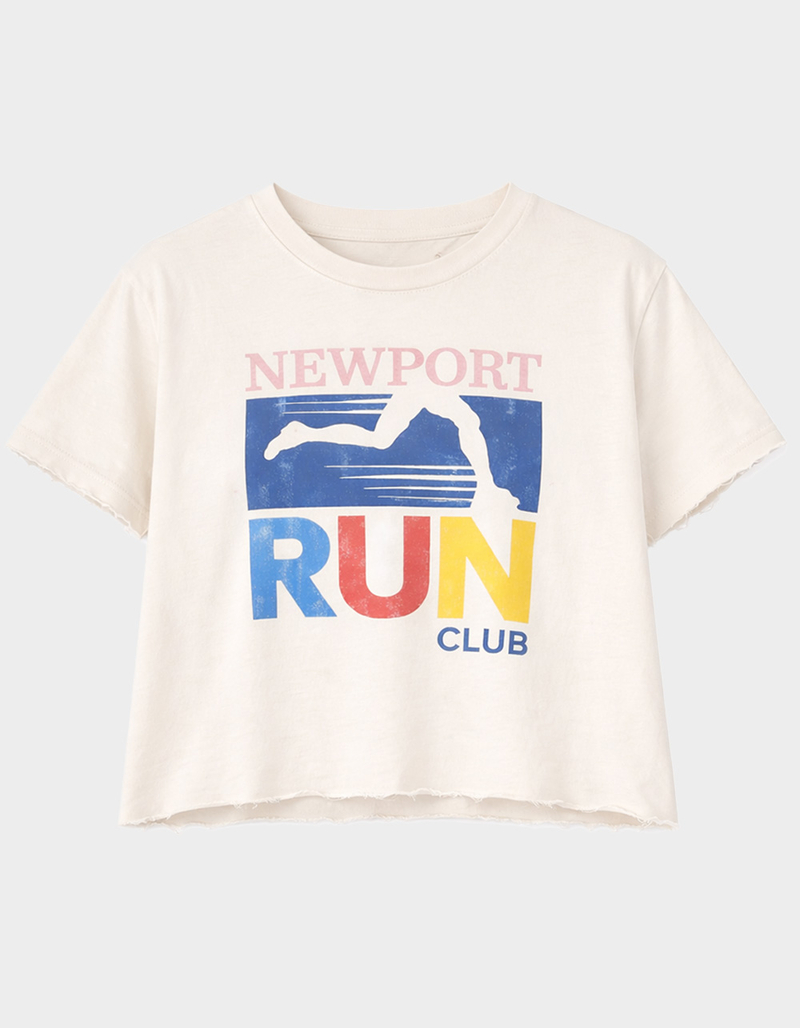 PRINCE PETER Newport Run Club Womens Crop Tee image number 1