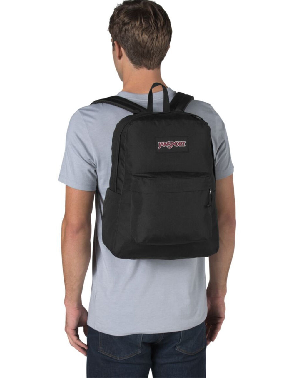 JANSPORT SuperBreak Plus Backpack - BLACK - ONE SIZE | Tillys