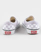 VANS Checkerboard Girls Classic Slip-On Shoes image number 4
