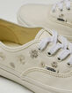 VANS Authentic Womens Floral Embroidered Shoes image number 6