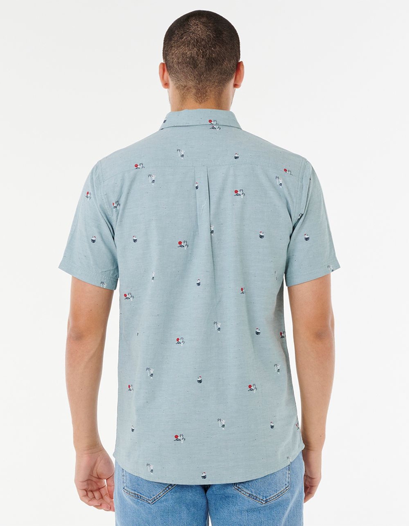 RIP CURL Skelly Breach Mens Short Sleeve Shirt image number 2