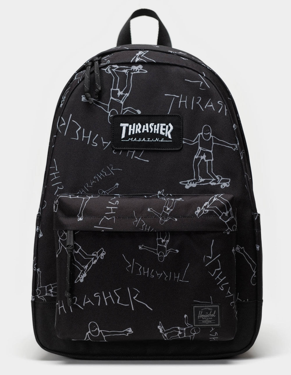 HERSCHEL SUPPLY CO. x Thrasher Gonz Classic XL Backpack - BLACK