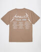METALLICA Hand Drawn Mens Boxy Tee image number 2
