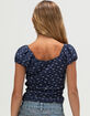 RSQ Girls Ditsy Emma Top image number 5
