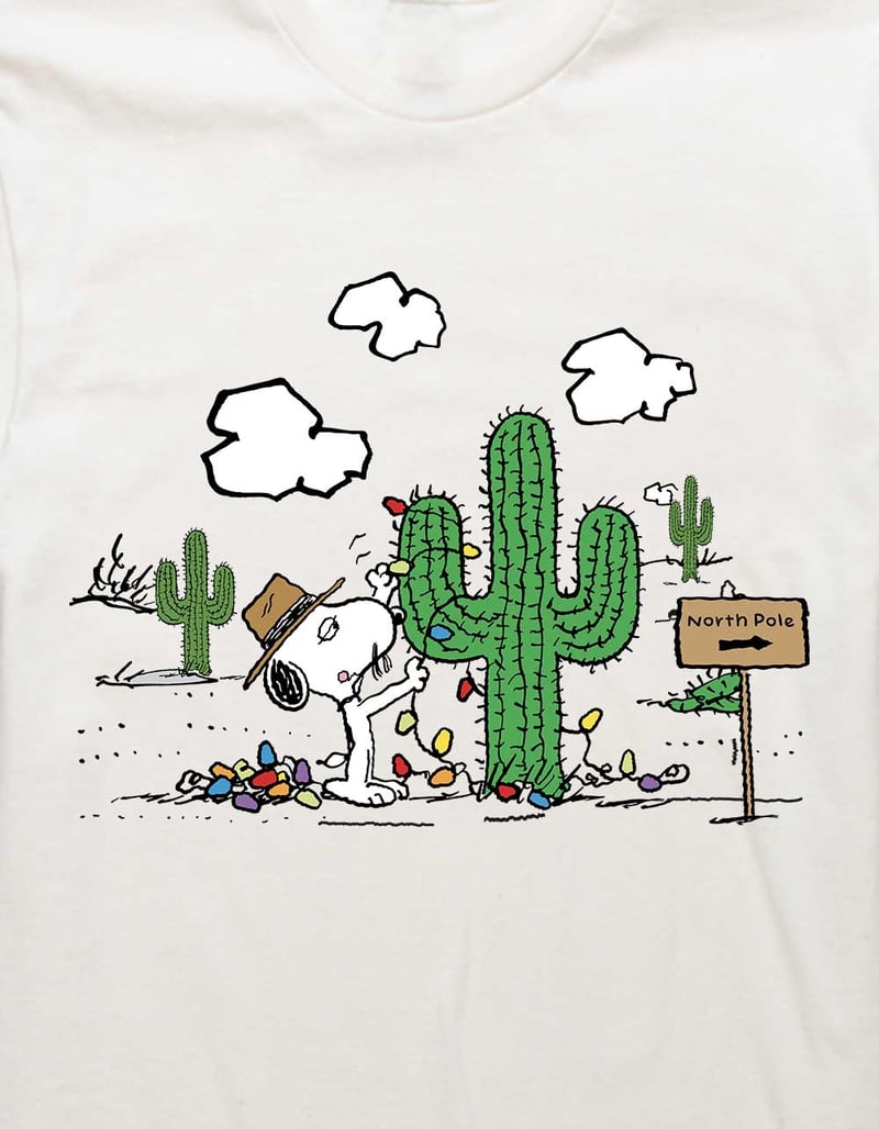 PEANUTS North Pole Snoopy Unisex Holiday Tee image number 1