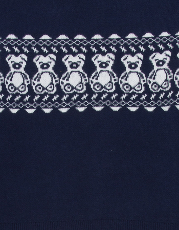 NO COMMENT Girls Bear Sweater Alternative Image