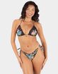 HURLEY Miami Garden Tie Side Cheeky Bikini Bottoms image number 2