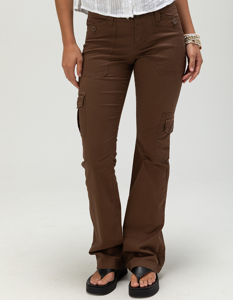 RSQ Womens Low Rise Bootcut Cargo Pants image number 3