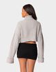 EDIKTED Oversized Turtle Neck Cropped Sweater image number 5