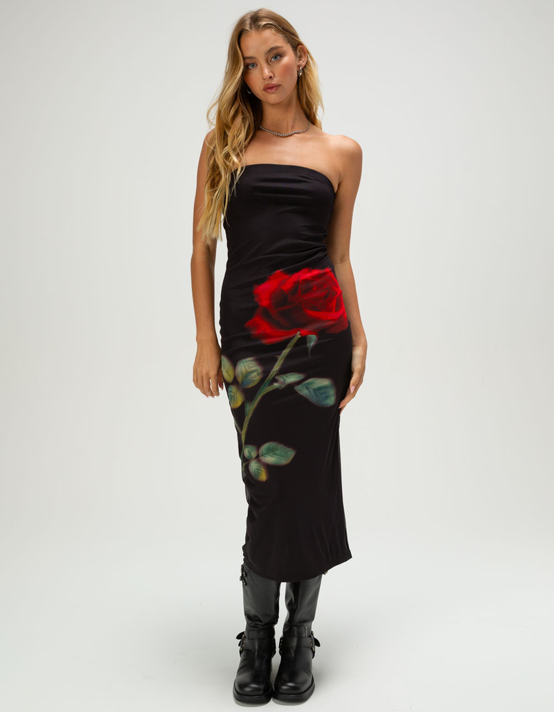 MADDEN GIRL Flower Womens Tube Dress image number 0