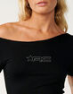 RIP CURL RC Womens Off The Shoulder Tee image number 2