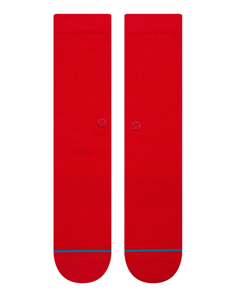 STANCE Icon Mens Crew Socks RED Tillys