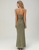 WEST OF MELROSE Womens Stripe Maxi Dress image number 2