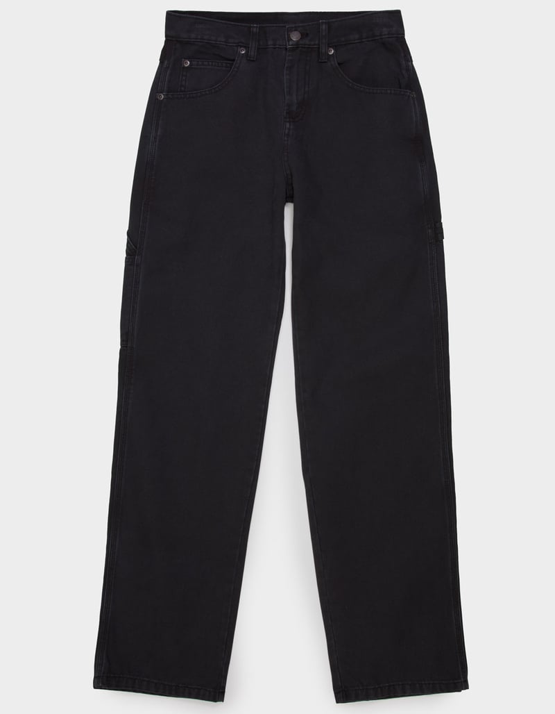 DICKIES Worn Mens Carpenter Duck Pants image number 1