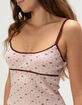 FULL TILT Ditsy Pointelle Womens Cami image number 5