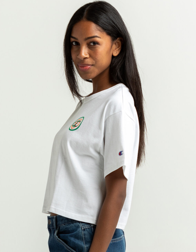 CHAMPION x Cobra Kai Miyagi Womens Crop Tee image number 2