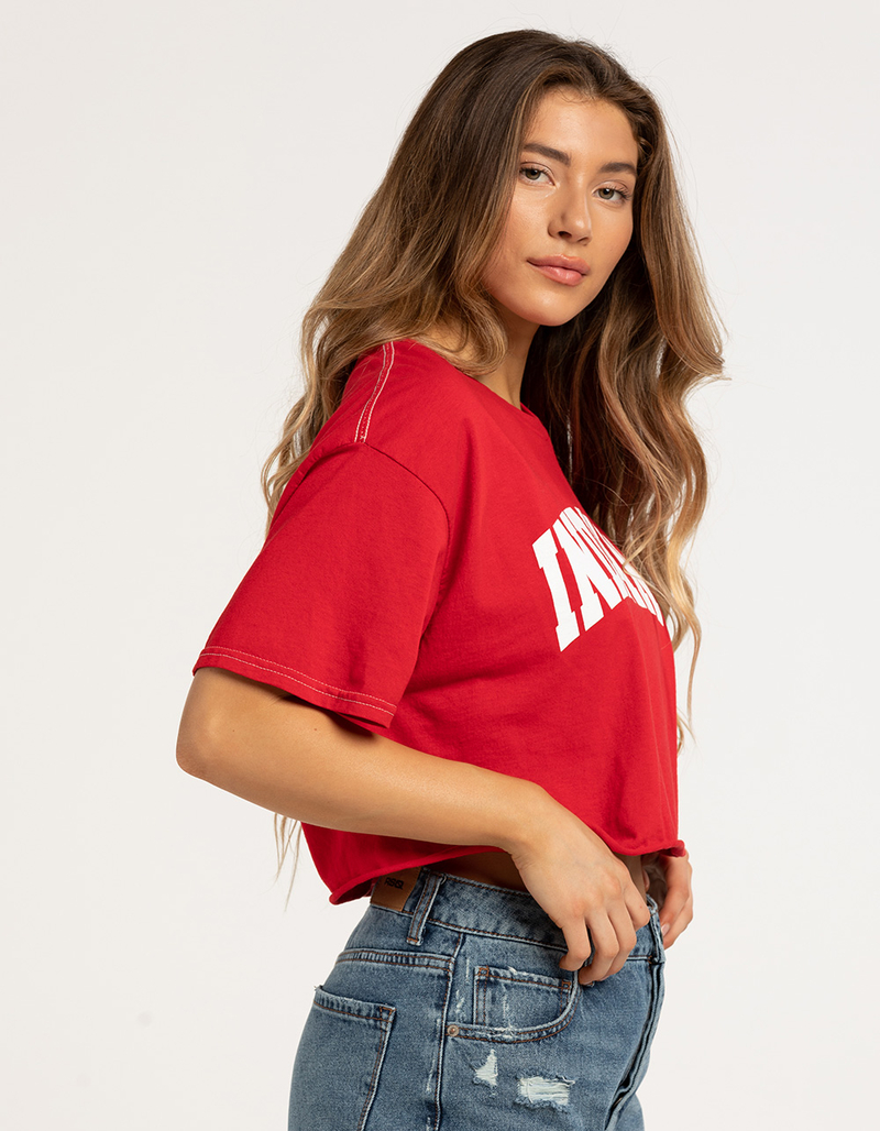 FULL TILT Indiana Womens Crop Tee image number 1