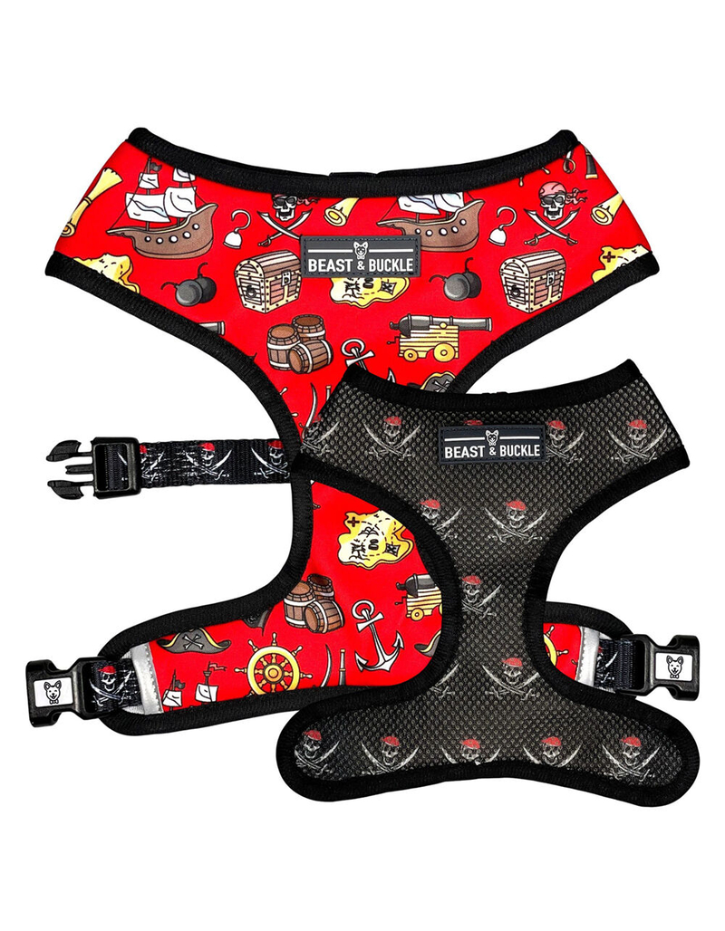 BEAST & BUCKLE Pirate Reversible Dog Harness image number 0