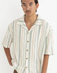 RHYTHM Relaxed Stripe Mens Button Up Shirt image number 2