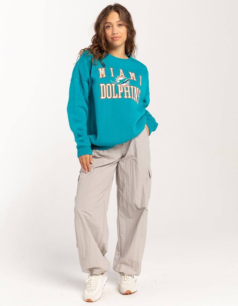 NFL Miami Dolphins Embroidered Womens Crewneck Sweatshirt image number 5