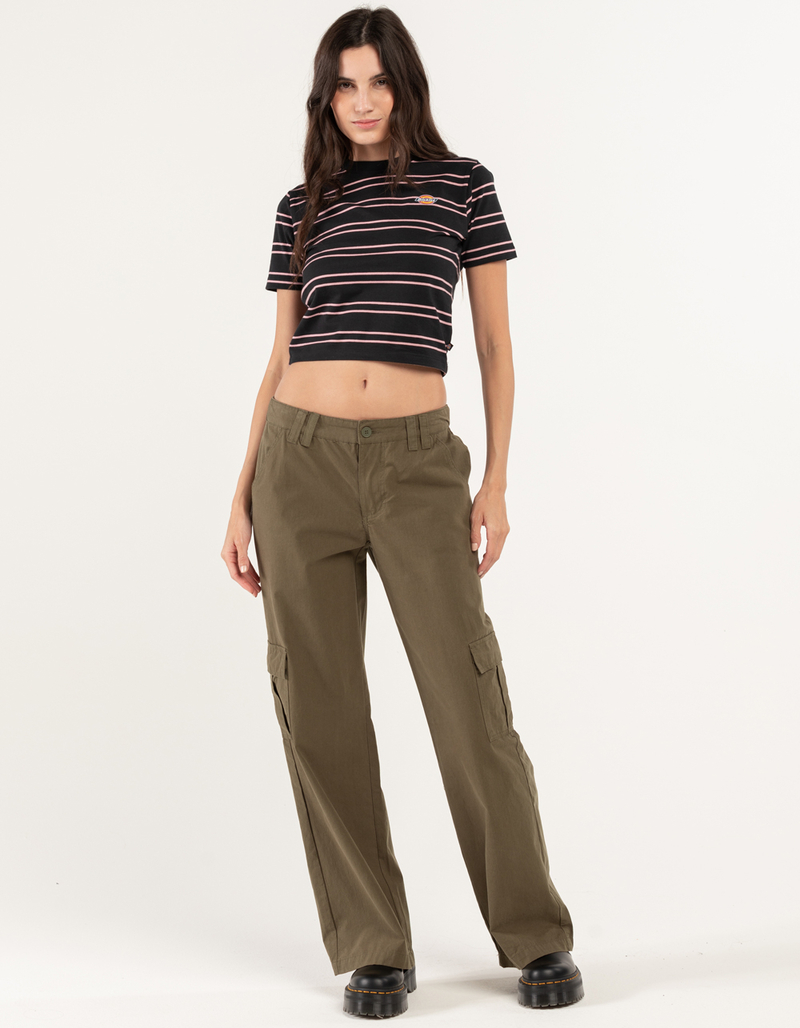 DICKIES Stripe Womens Knit Top image number 3