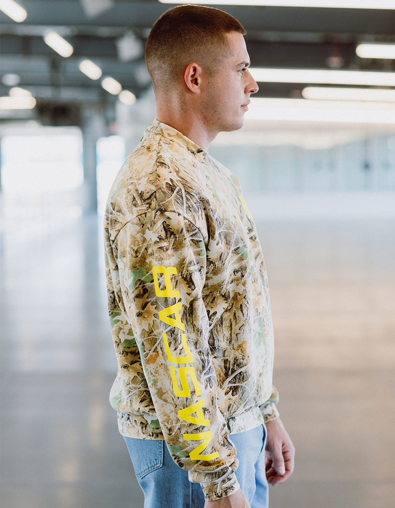 TILLYS x NASCAR Camo Mens Crewneck Sweatshirt image number 2