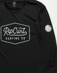 RIP CURL Station Mens Black Rash Guard image number 2