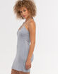 RSQ Womens Solid Slinky Halter Dress image number 2
