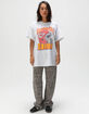 JUNK FOOD Kansas City Chiefs Throwback Womens Oversized Tee image number 2