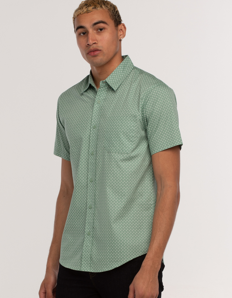 RSQ Ditsy Mens Button Up Shirt image number 2