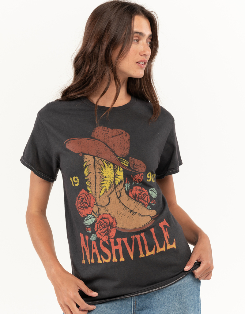 GOODIE TWO SLEEVES Nashville Boots Womens Oversized Tee image number 0