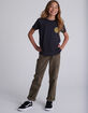 FULL TILT Elastic Waist Girls Cargo Pants image number 6