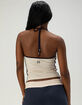 RUSTY Maneater Womens Fitted Halter Top image number 4