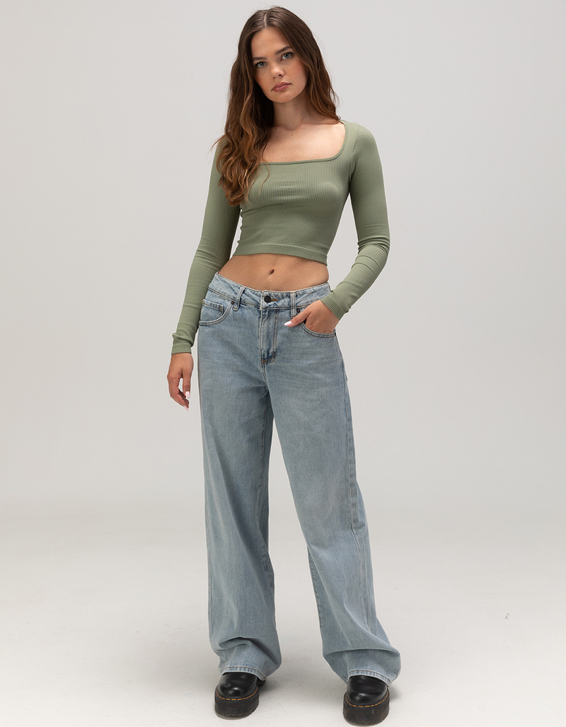 RSQ Womens High Rise Baggy Jeans image number 4
