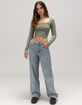 RSQ Womens High Rise Baggy Jeans image number 5