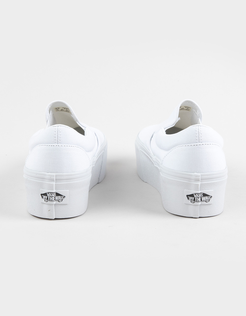 VANS Classic Slip-On Womens Platform Shoes image number 3