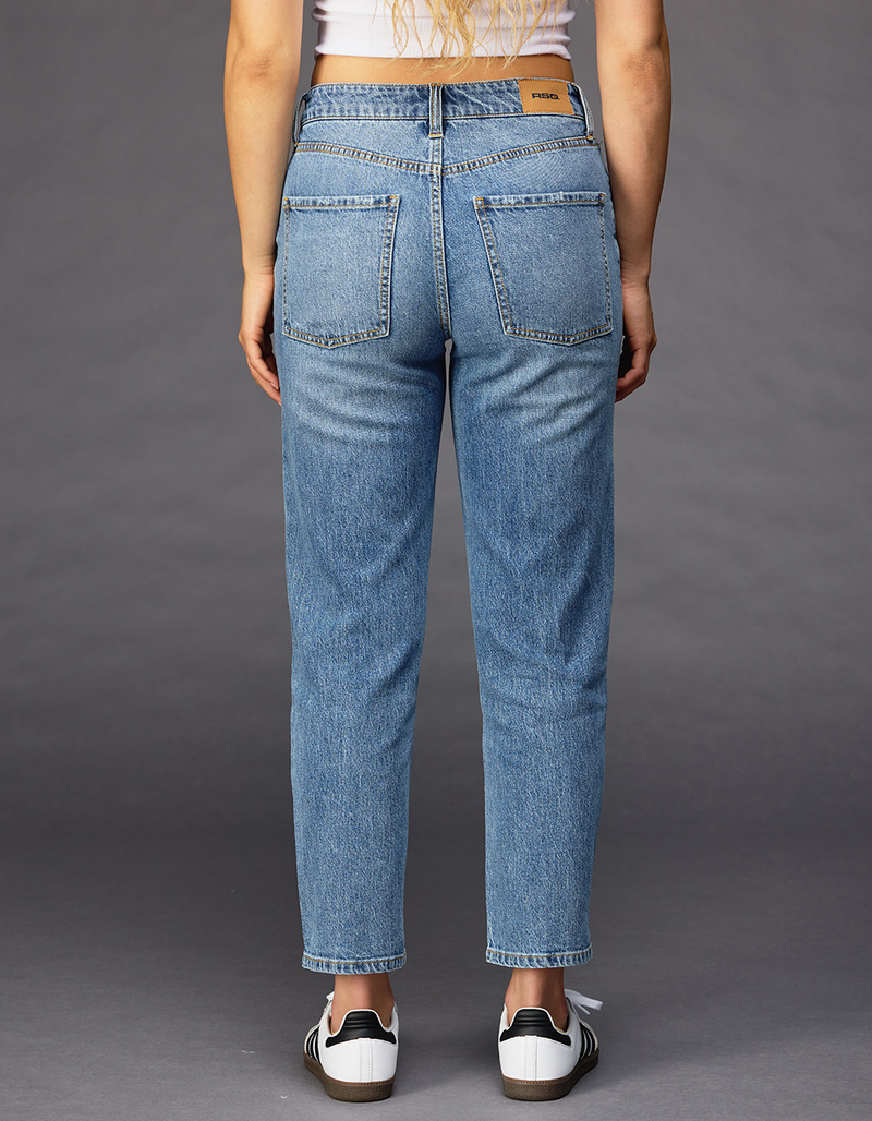 RSQ Womens Mid Rise Straight Ankle Jeans image number 3