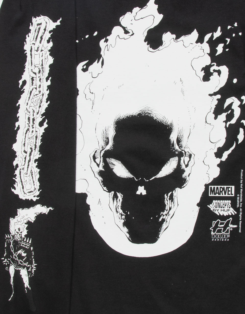 HUF x Marvel Ghost Rider Mens Tee image number 2