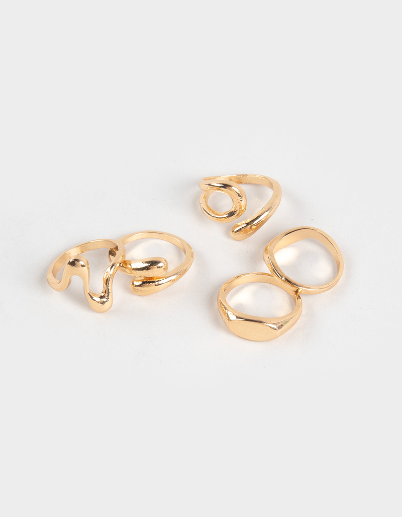 FULL TILT 5 Pack Mixed Rings image number 0