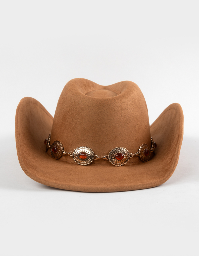 Boho Womens Cowboy Hat image number 3