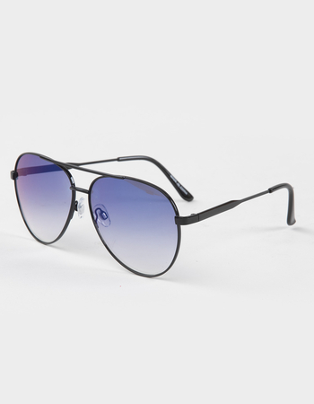 RSQ Metal Oval Gradient Sunglasses Primary Image