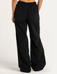 LOVE TREE Womens Nylon Parachute Pants image number 4
