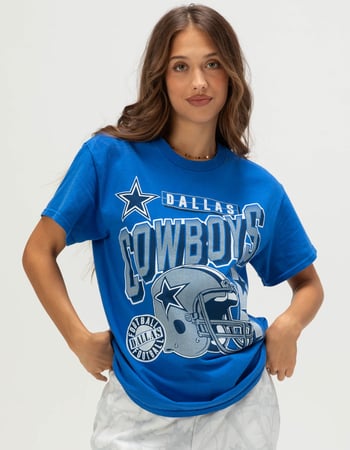 JUNK FOOD Dallas Cowboys Checkdown Womens Tee Primary Image