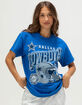 JUNK FOOD Dallas Cowboys Checkdown Womens Tee image number 1