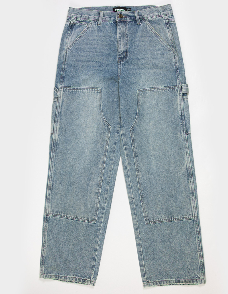 RSQ Mens Loose Carpenter Jeans image number 5