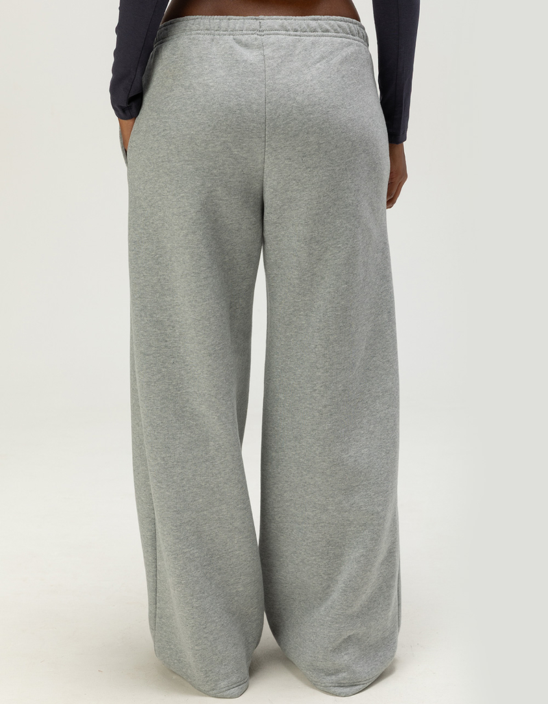 NIKE Studio Fleece Womens Mid Rise Wide Leg Pants image number 3
