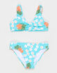 CORAL & REEF Tahiti Blue Girls Bralette Bikini Set image number 1