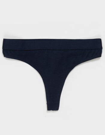 FULL TILT Waistband Cotton Thong Primary Image